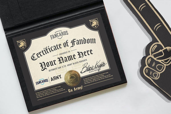 Army Certificate of Fandom