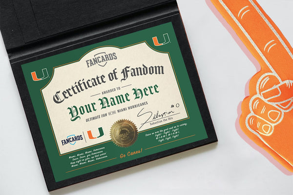 Miami Certificate of Fandom