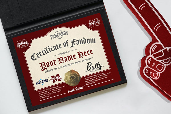 Mississippi State Certificate of Fandom