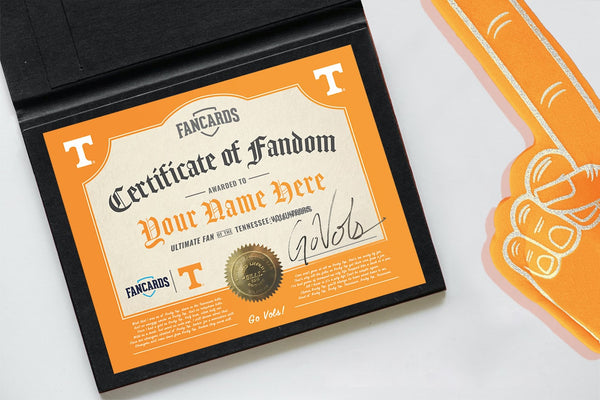 Tennessee Certificate of Fandom