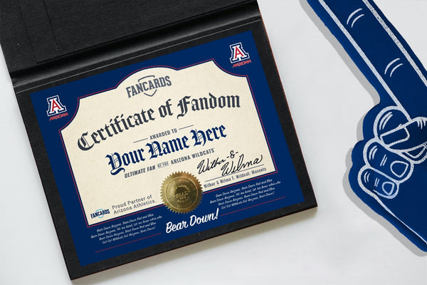 Arizona Certificate of Fandom