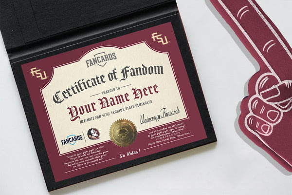 Florida State Certificate of Fandom