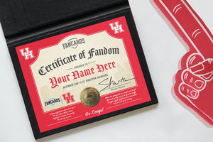 Houston Certificate of Fandom