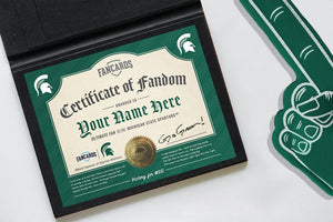 Michigan State Certificate of Fandom