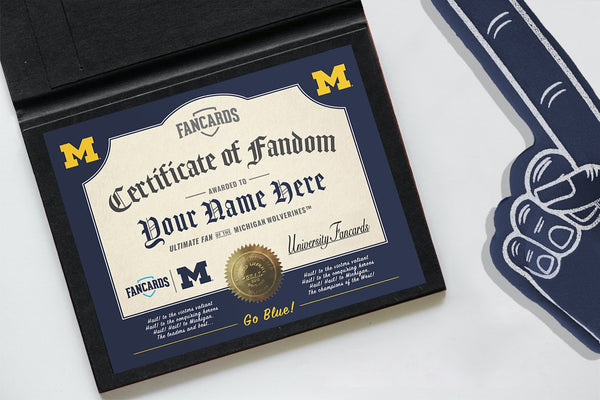 Michigan Certificate of Fandom